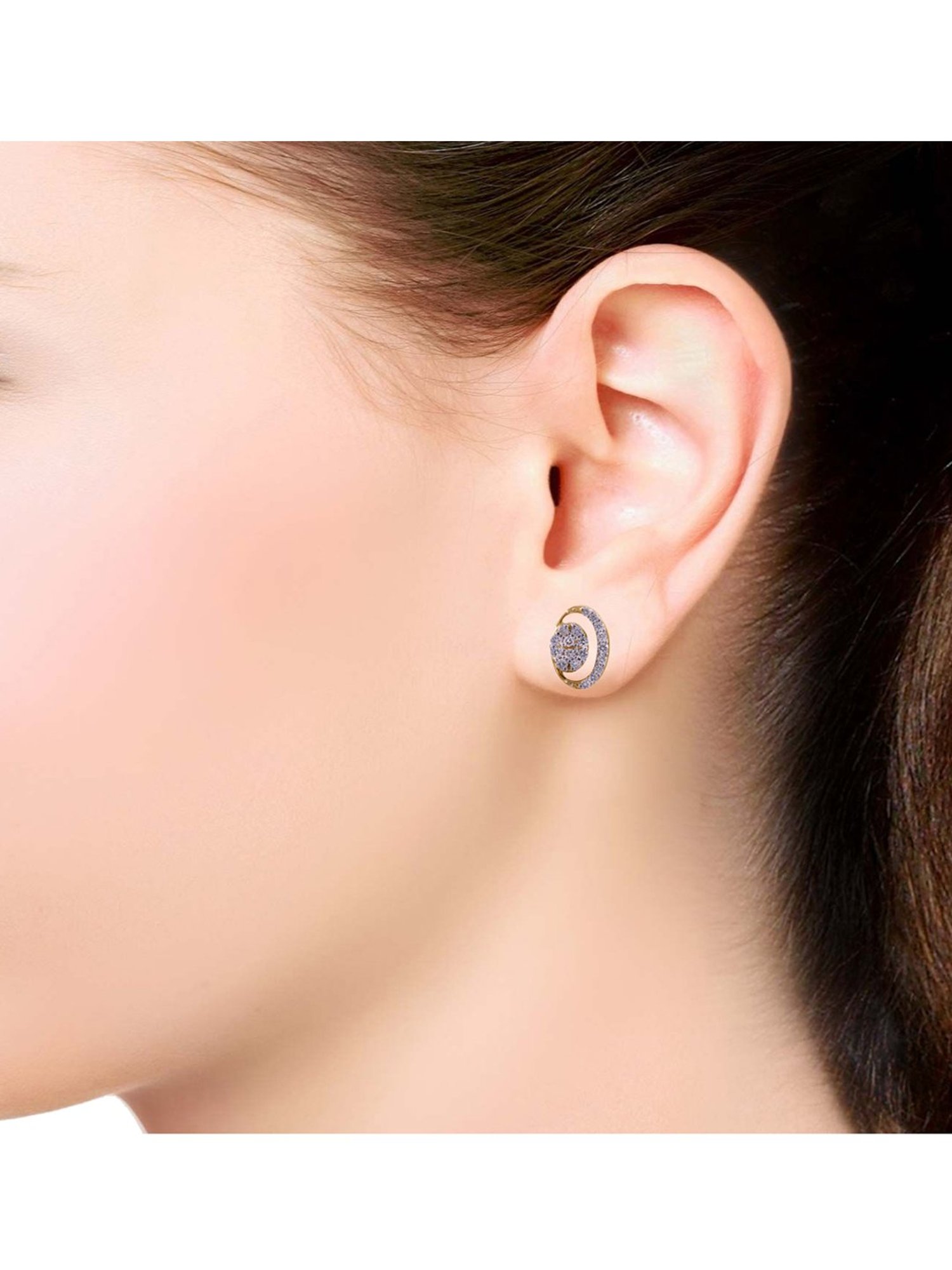 Joyalukkas 18 kt Gold & Diamond Earrings