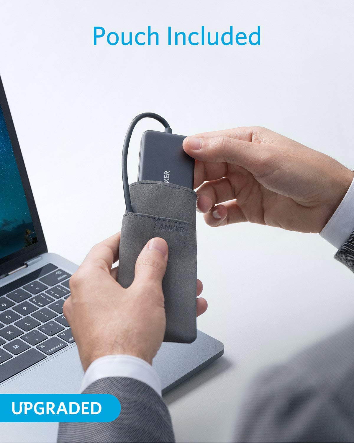 [Upgraded] Anker USB C Hub, 4-in-1 USB C Adapter, with 60W Power Delivery, 3 USB 3.0 Ports, for MacBook Pro 2016/2017/2018, Chromebook, Xps, and More