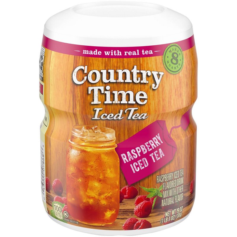 Country Time Iced Tea Raspberry Patch - 19.0oz Canister