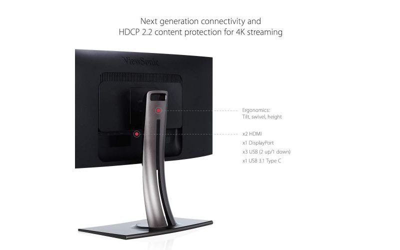ViewSonic VP3481 34" WQHD Curved Monitor - 3440 x 1440 WQHD+ Display - 100 Hz Refresh Rate - HDR10 Content Support - AMD FreeSync Technology