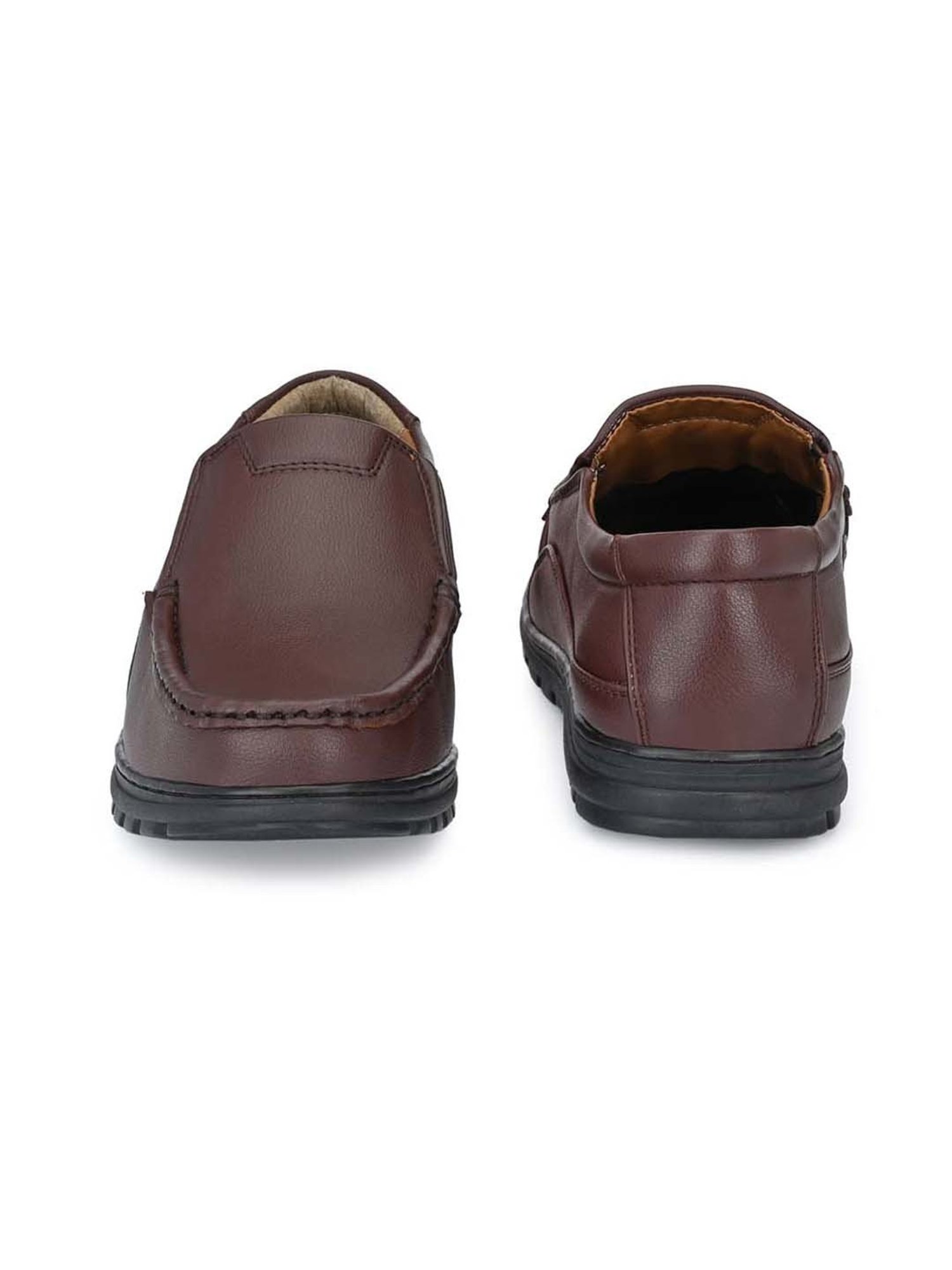 Eego Italy Men's Brown Formal Loafers