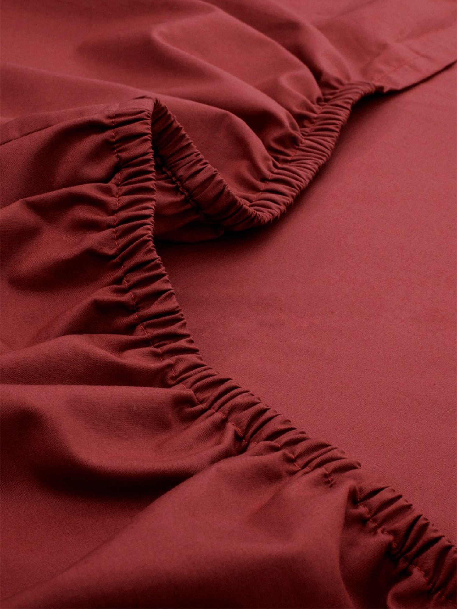 Maspar Colorart Slumber Red 200 TC Cotton Single Size Bed Sheet with 1 Pillow Cover