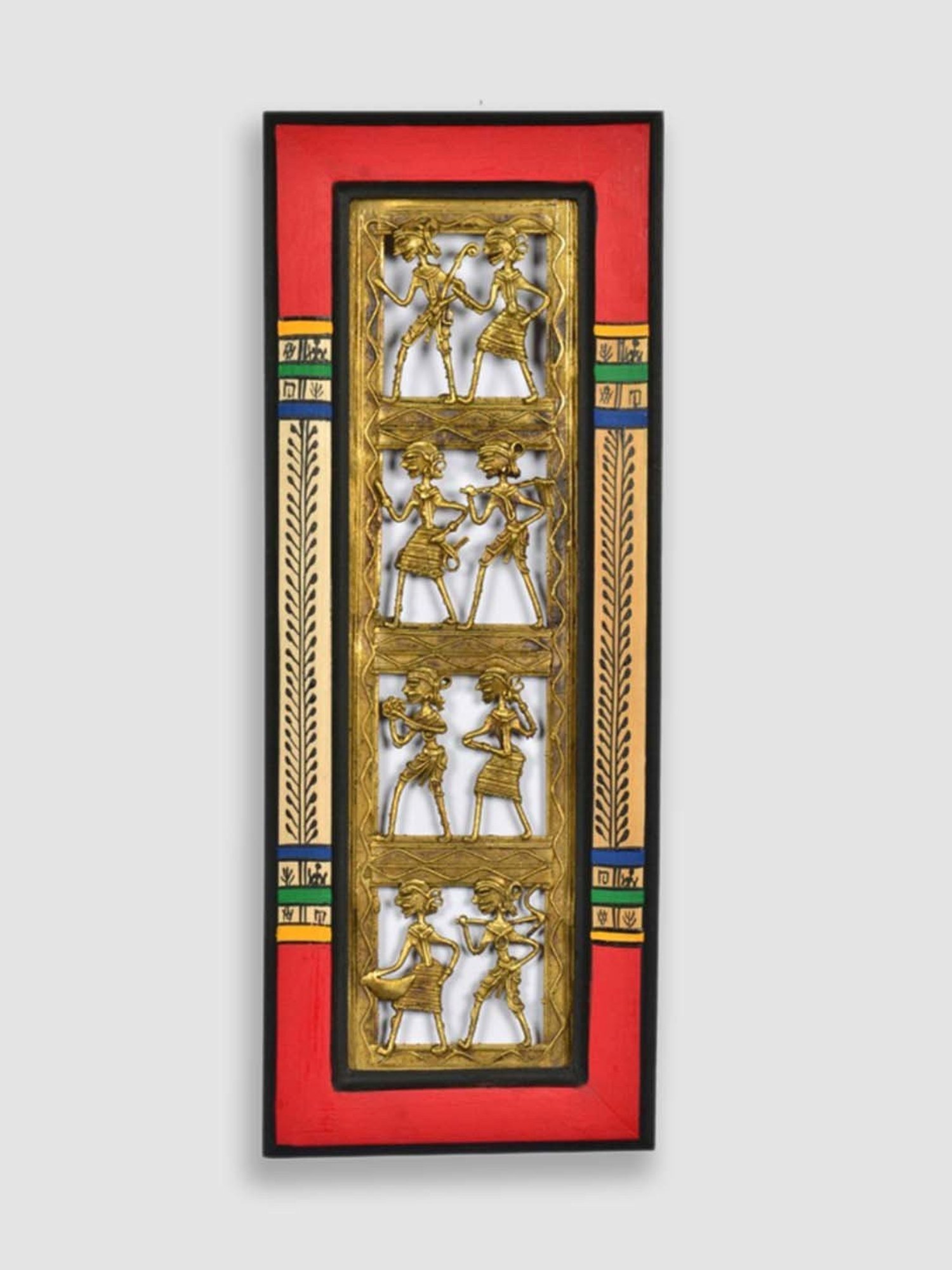 Gathari White & Orange Ceramic Desk Planter