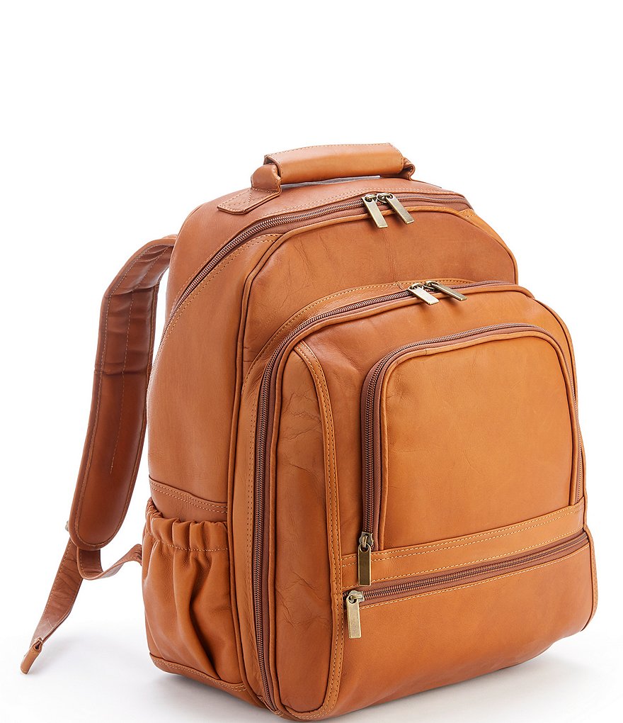 ROYCE New York Leather Deluxe Laptop Backpack