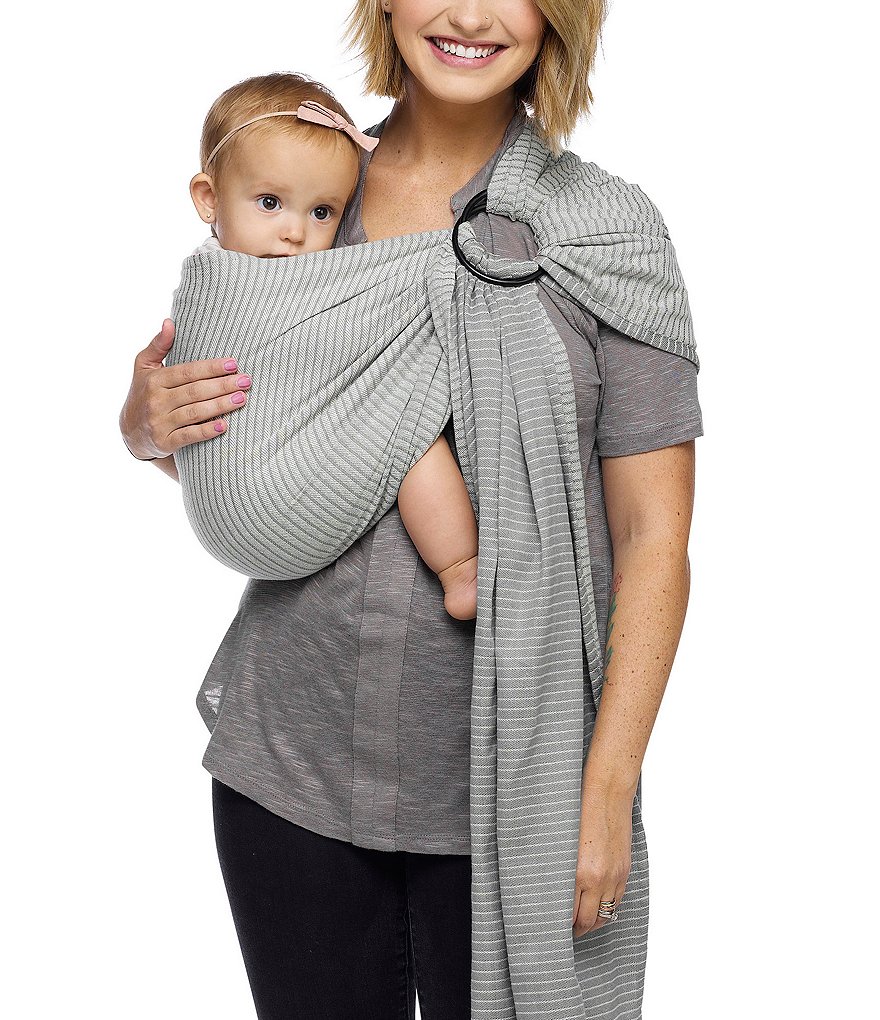 MOBY Silver Streak Baby Ring Sling