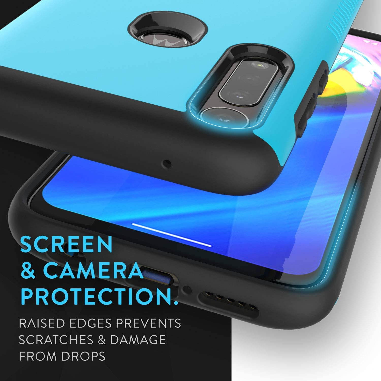 TUDIA Dual Layer Fit Designed for Moto G Power Case (2020), Motorola G Power Case, [Merge] Rugged Hard Back Heavy Duty Slim Protective Phone Case for Motorola Moto G Power (2020)