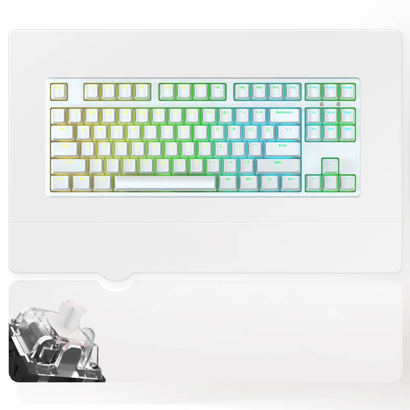 iKBC  F410 108-key RGB Backlit  Cherry MX Switch Mechanical Gaming Keyboard, N-key Rollover, PBT Keycaps