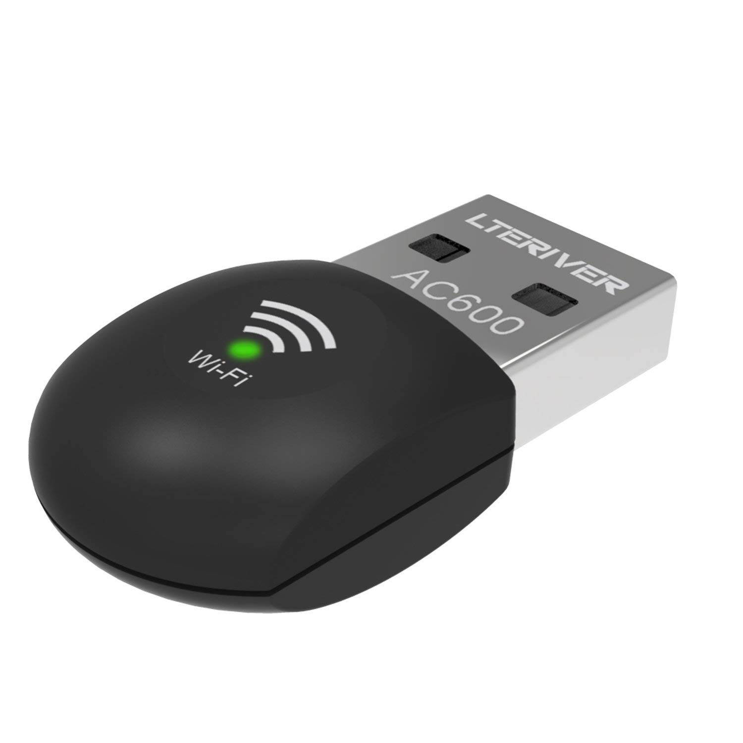 AC600 WiFi Dongle WiFi adapter , 802.11AC 600Mbps Dual Band(2.4G & 5G) Wi-Fi Adapter Supports Windows XP/Vista/7/8/8.1/10/10.1 and Mac OS 10.6~10.11.1/10.11.2(Nano Version)