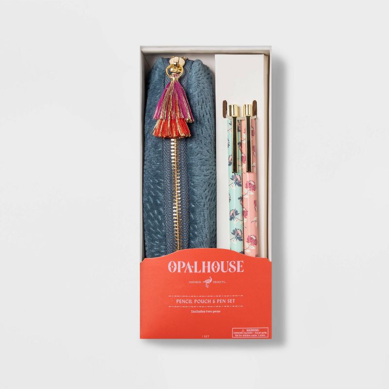 Slim Pencil Pouch & Pen Set - Opalhouse™