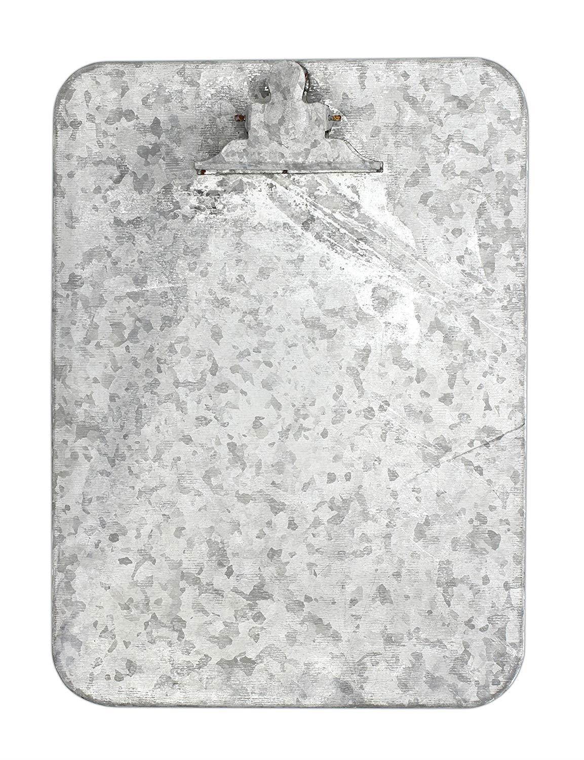 Park Hill 14" Decorative Galvanized Metal Clipboard