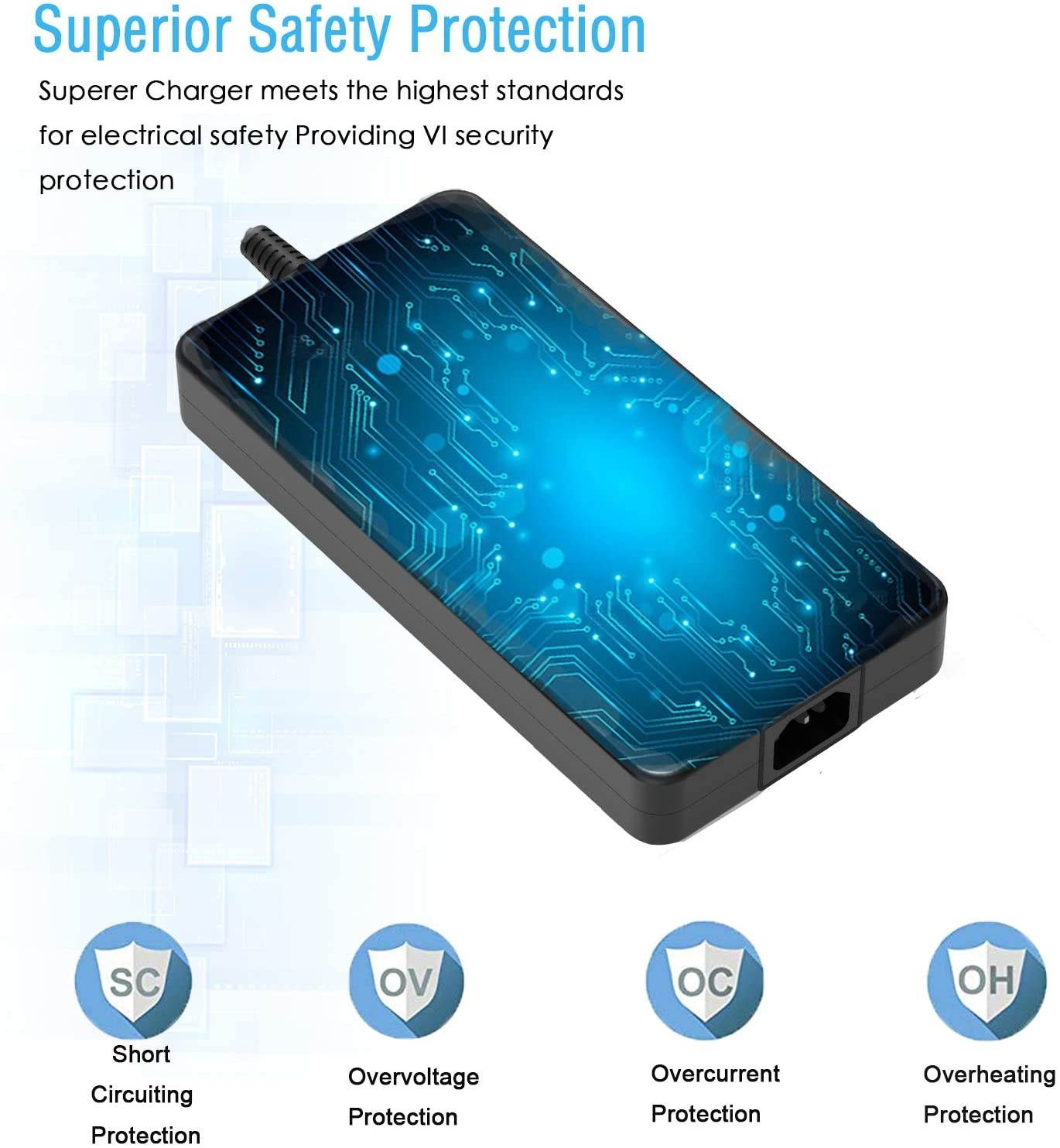 230W AC Charger Fit for Lenovo Yoga AIO 7 7-27ARH6, Legion 7 C7 S7 7-15IMH05 7-15IMHg05 C7-15IMH05 S7-15ARH5 S7-15IMH5 All-in-One Laptop Power Adapter Supply Cord