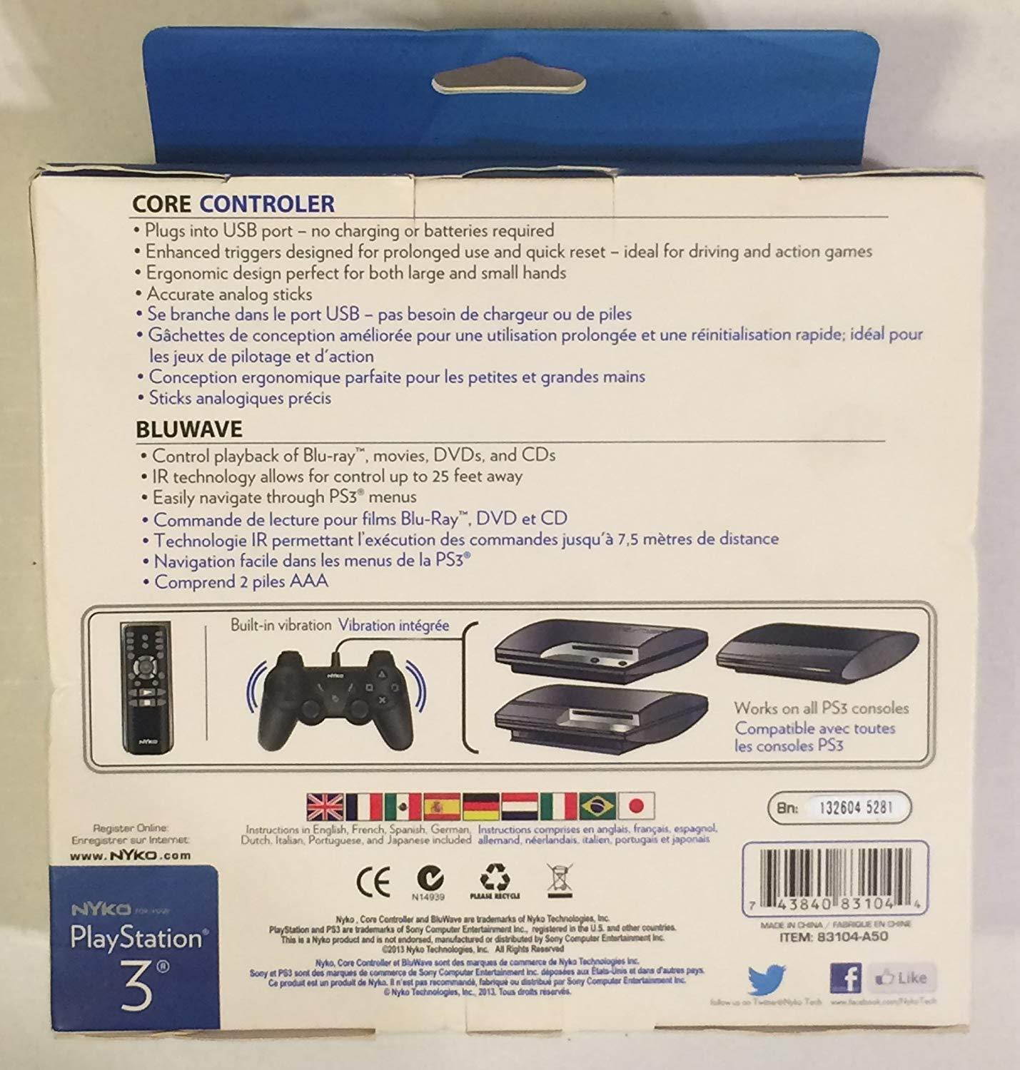 Nyko - PlayStation3 Core Wired Controller