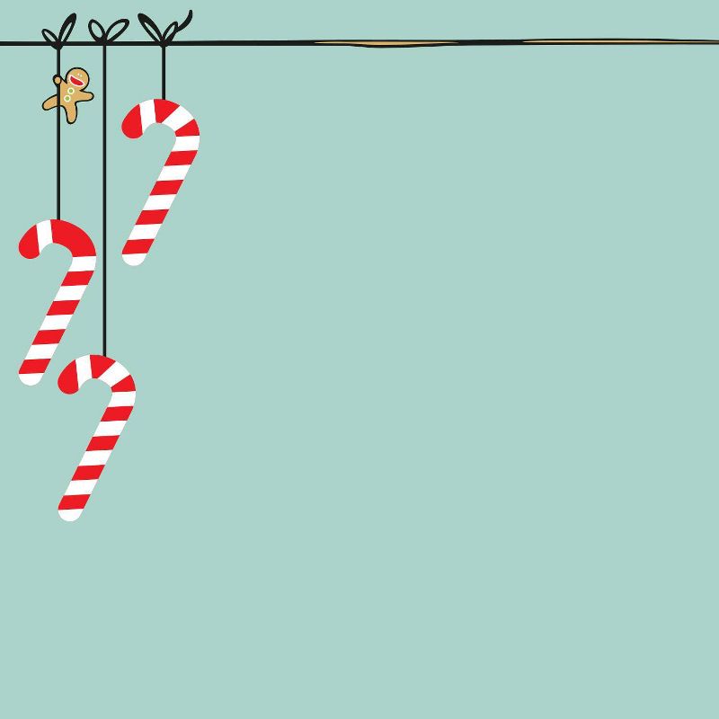 80ct Minty Candy Canes Letterhead