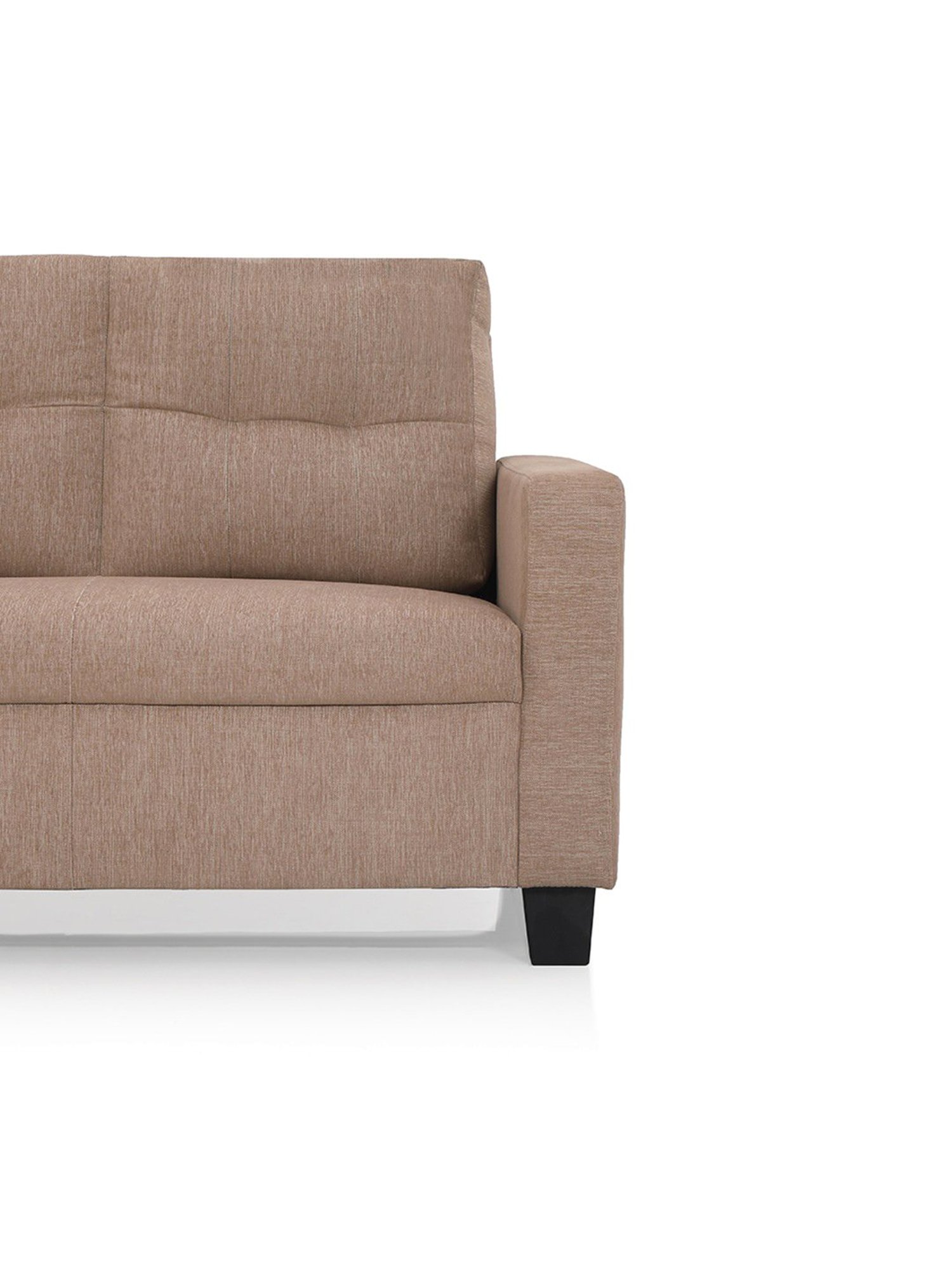 Duroflex Ease Brown Neem Wood 2 Seater Sofa