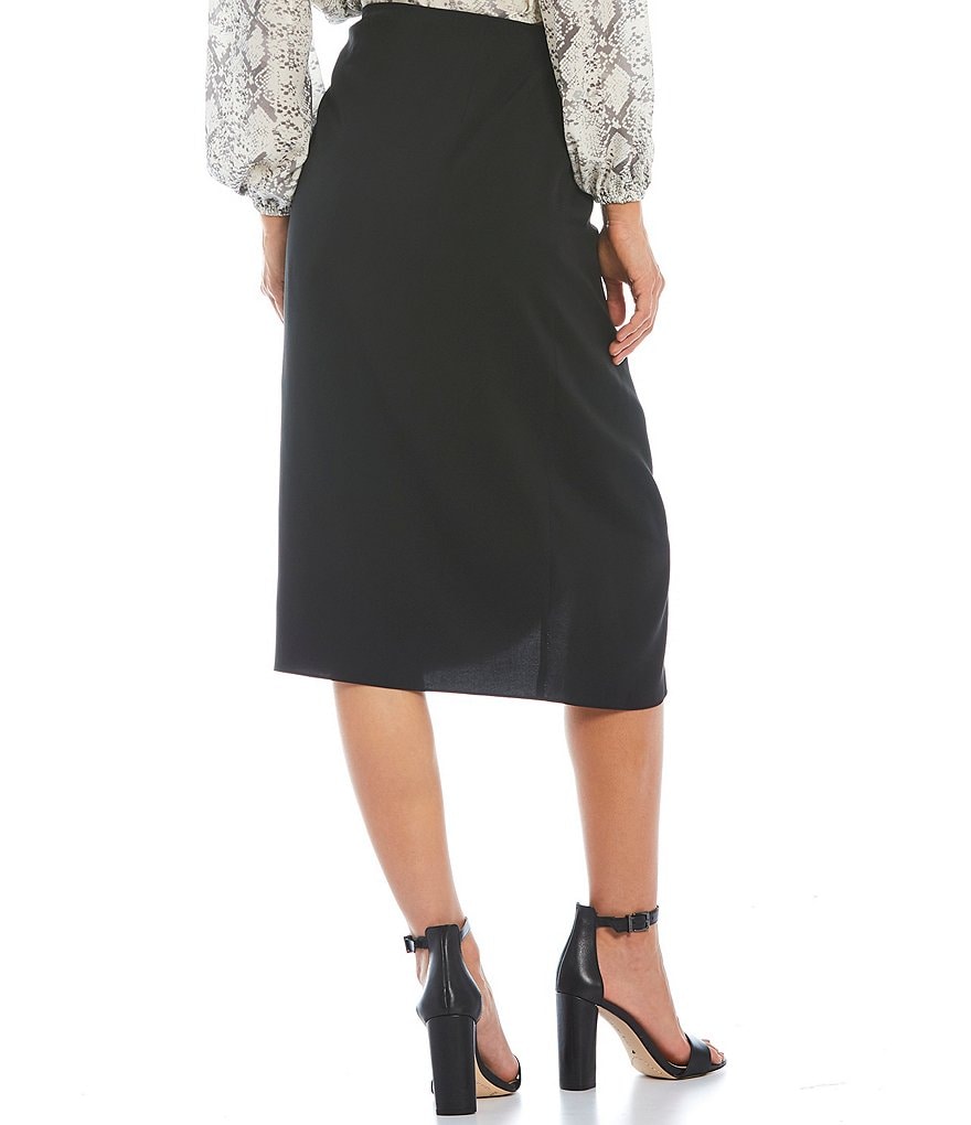 Gianni Bini High Rise Tulip Faux Wrap Stephanie Skirt
