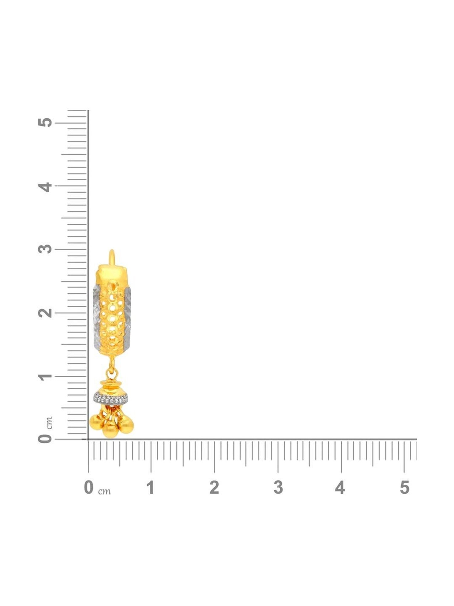 P.C. Chandra Jewellers 14 kt Gold Earrings