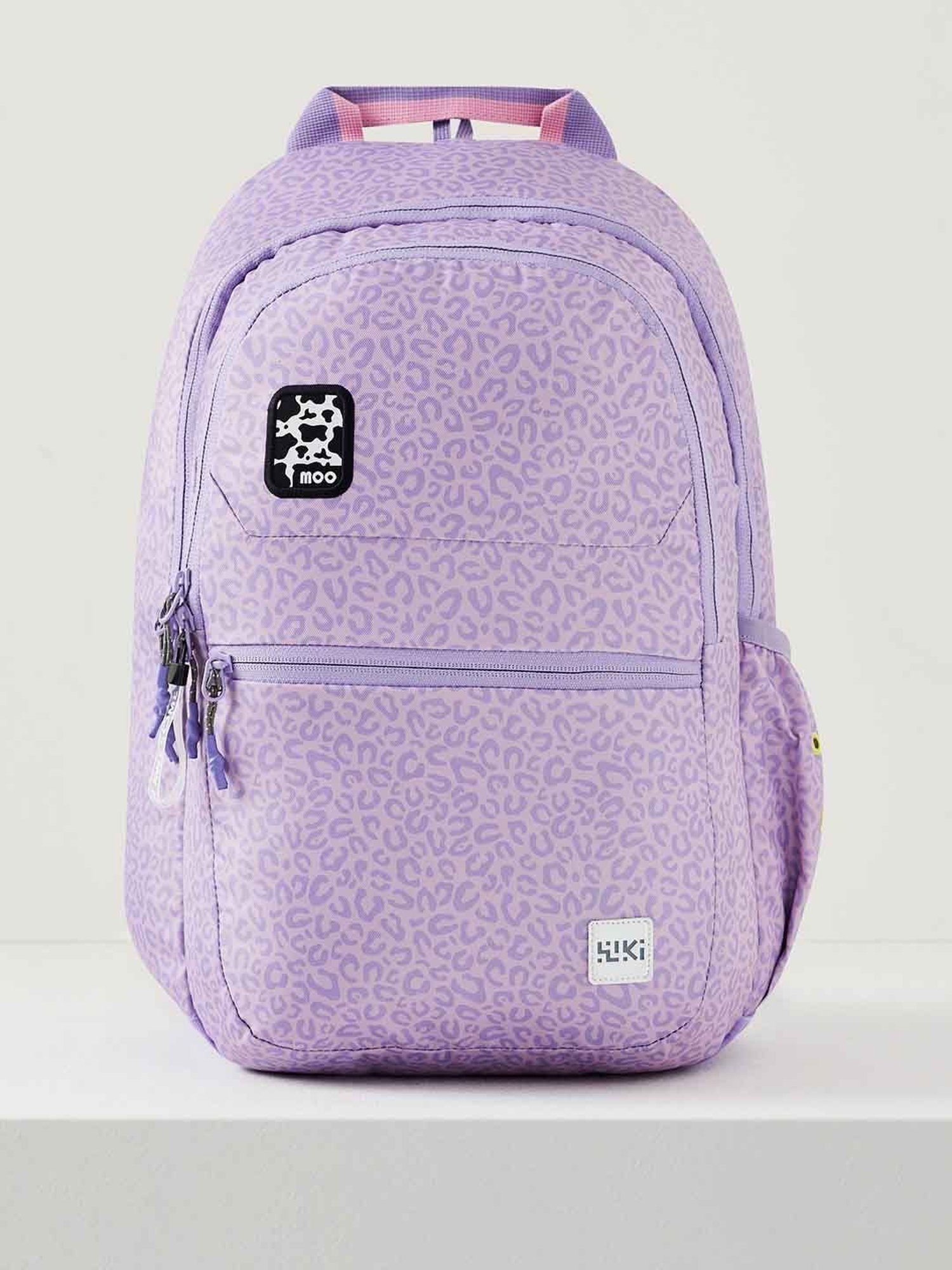 Wiki Back to School 1 Purple Polyester Printed Backpack - 22 Ltrs