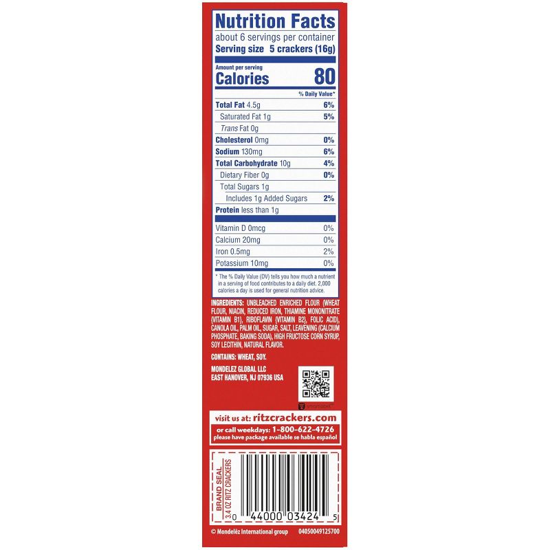 Ritz Original Crackers - 3.47oz