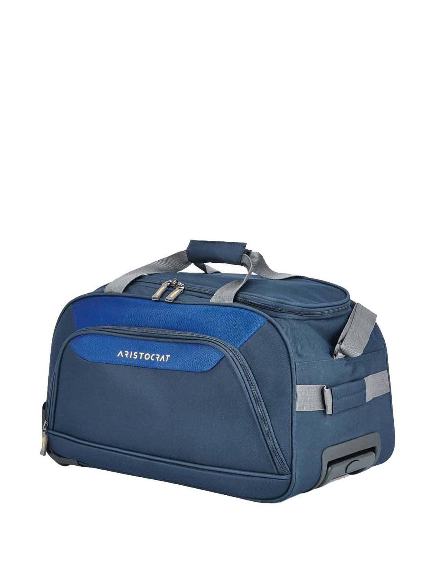Aristocrat Blue Small Soft Cabin Trolley - 55 cm