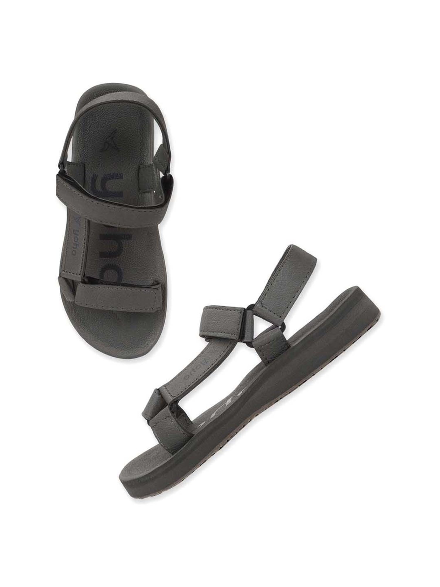 Yoho Women's Grey Floater Sandals