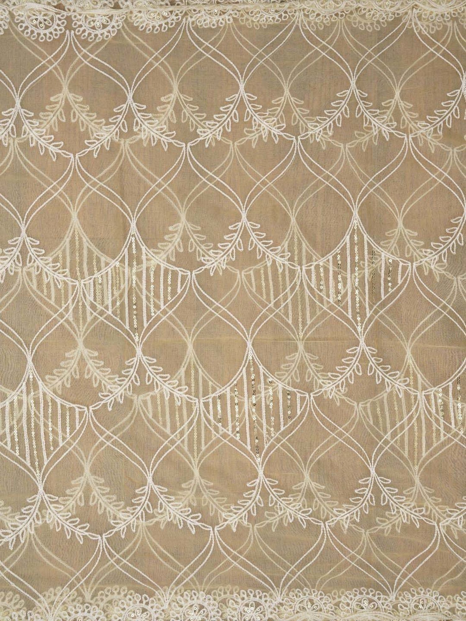 Jaipur Kurti Yellow Embroidered Unstitched Dress Material