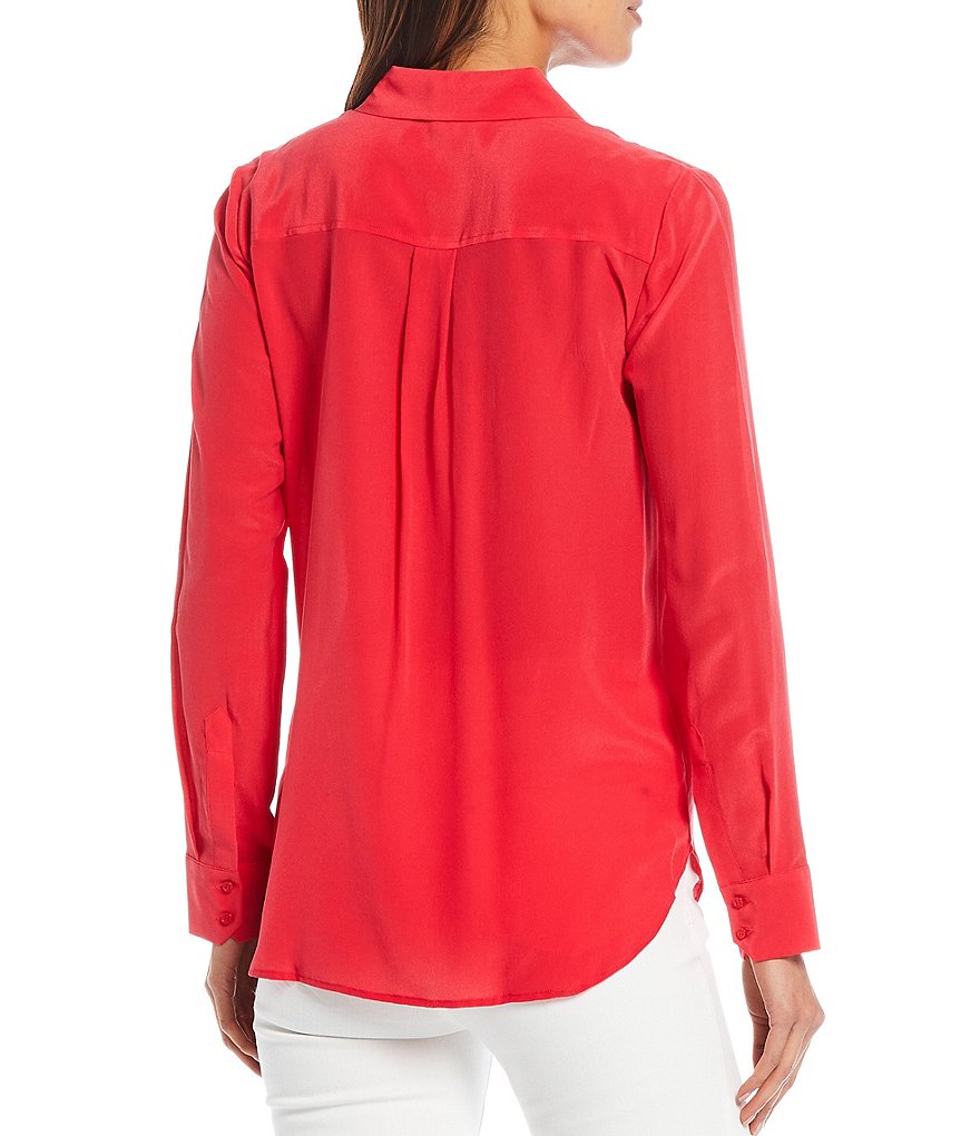 WAYF Double Ruffle V-Neck Peplum Top