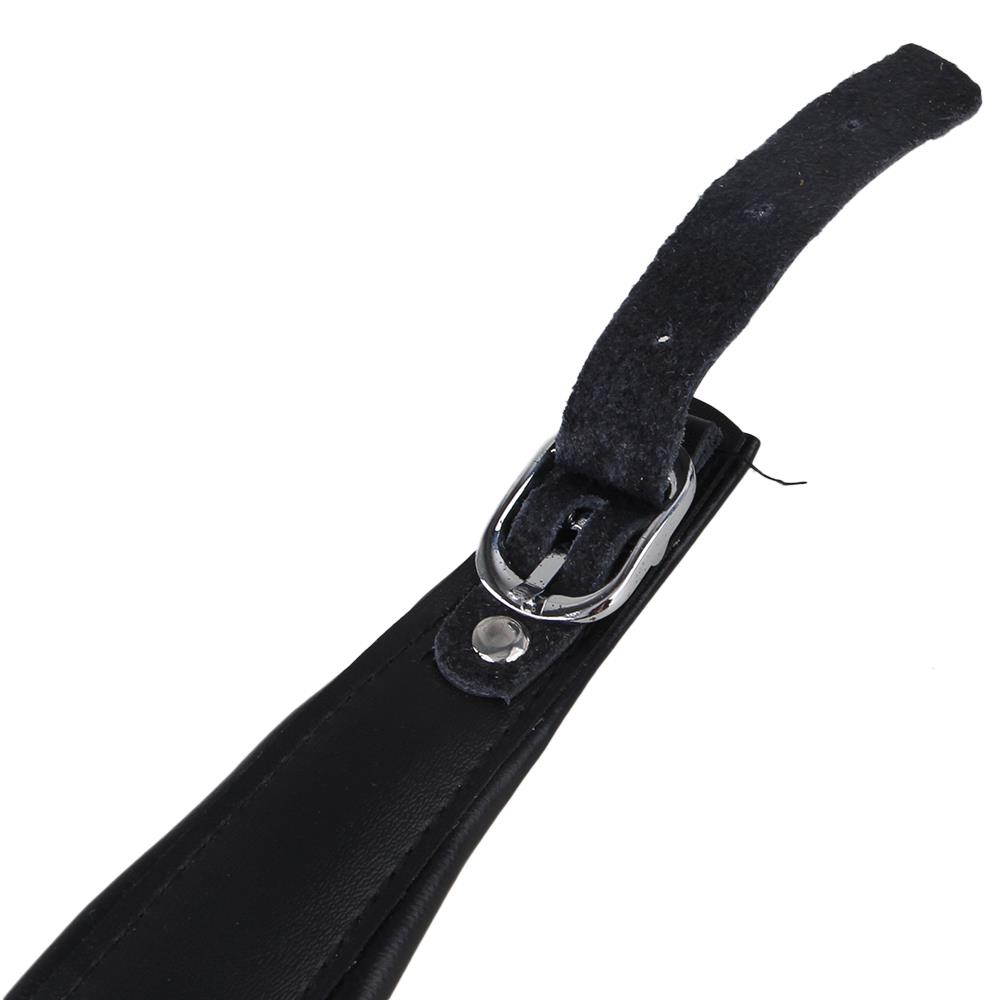 BQLZR 2Pcs Comfortable PU Leather Adjustable Harness Strap Black for Accordion