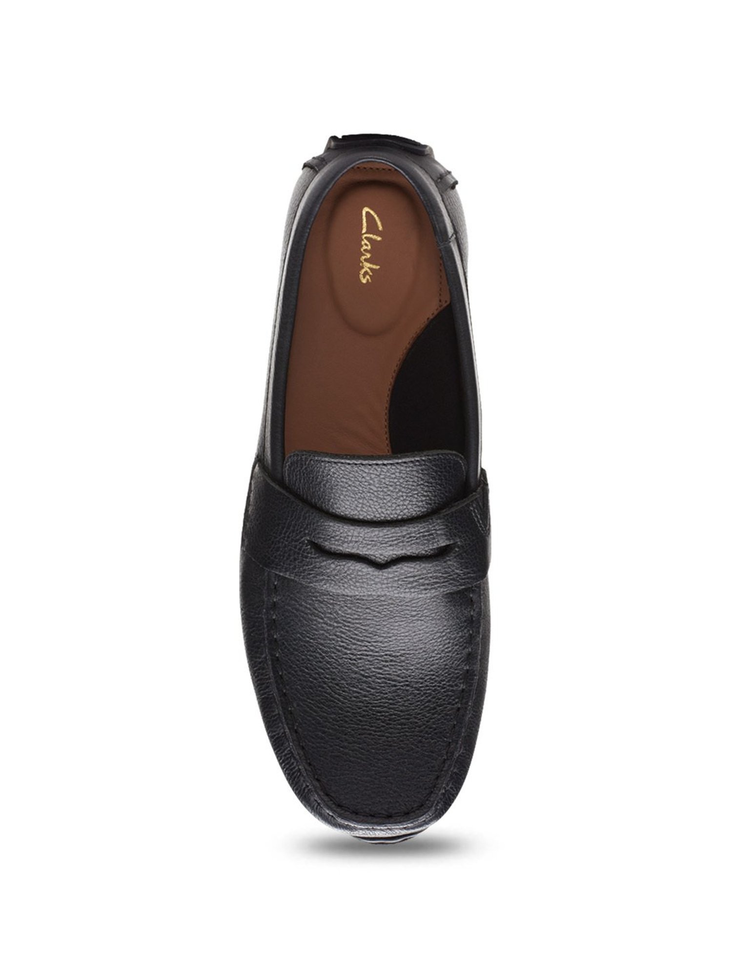 Clarks Men's Black Casual Loafers