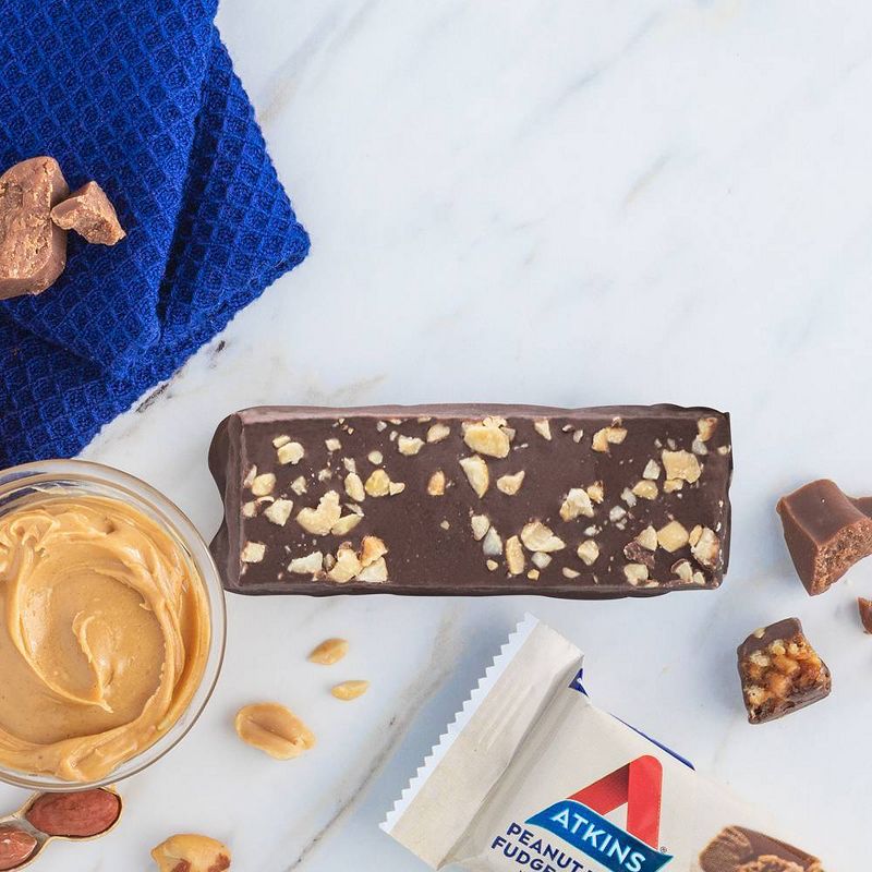 Atkins Snack Bar - Peanut Butter Fudge Crisp - 5ct