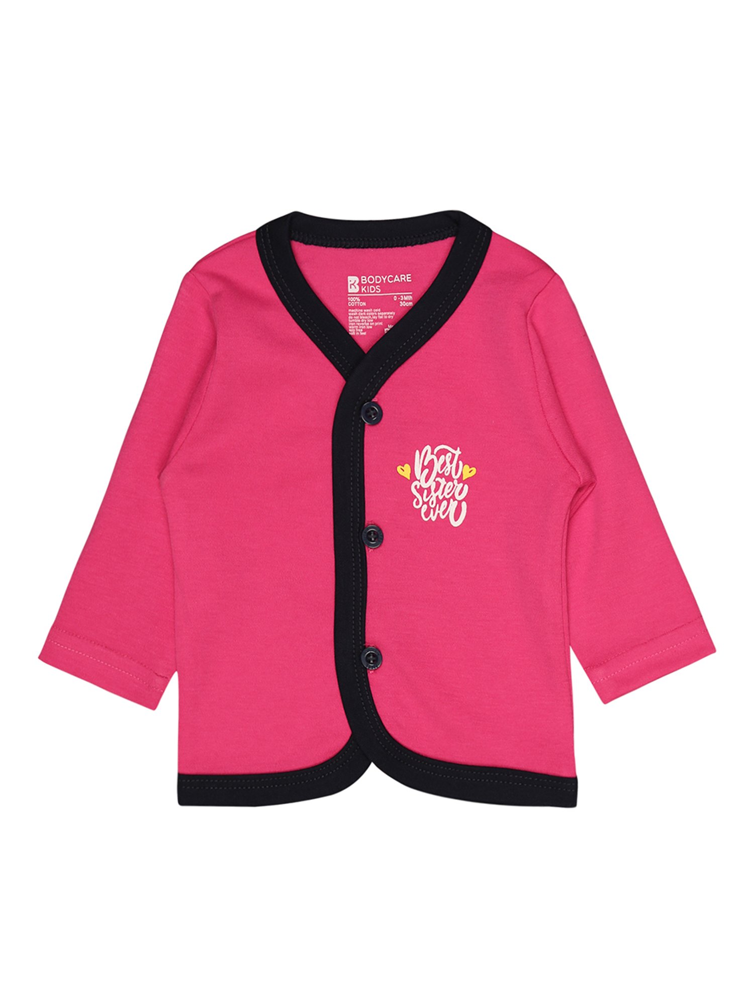 Bodycare Kids Assorted Printed Full Sleeves Top (Pack Of 3)