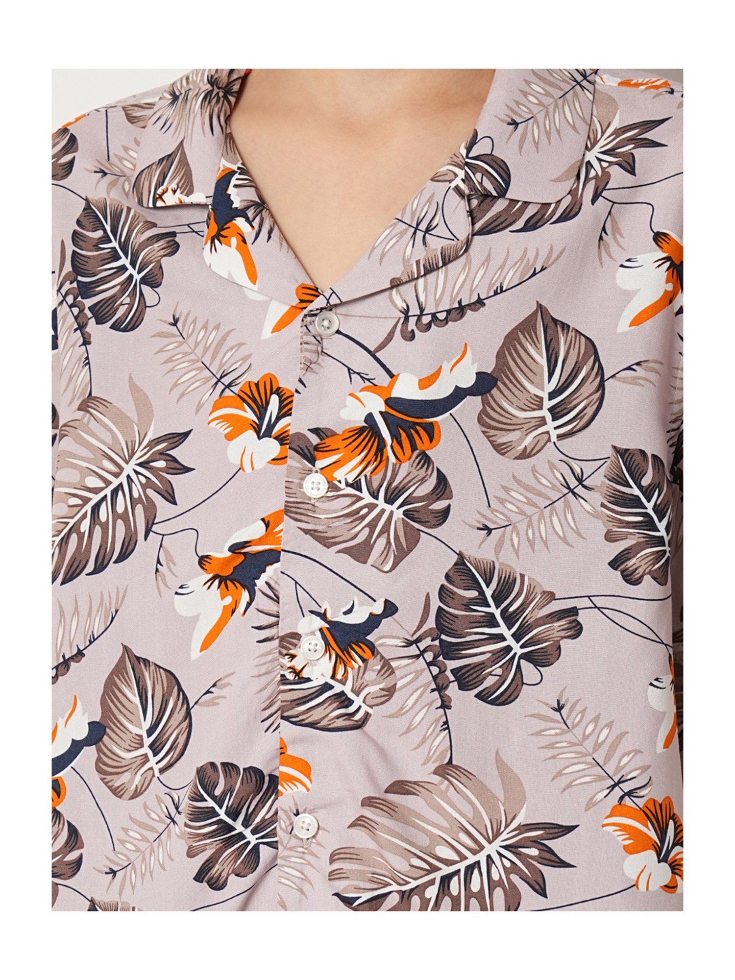 Jack & Jones Junior Dusty Pink Printed Shirt