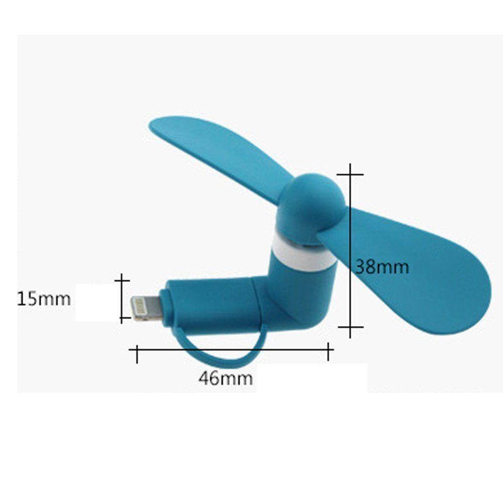 Portable Android iPhone PC Super Mute Cooler Micro Mini Fan For Smartphones