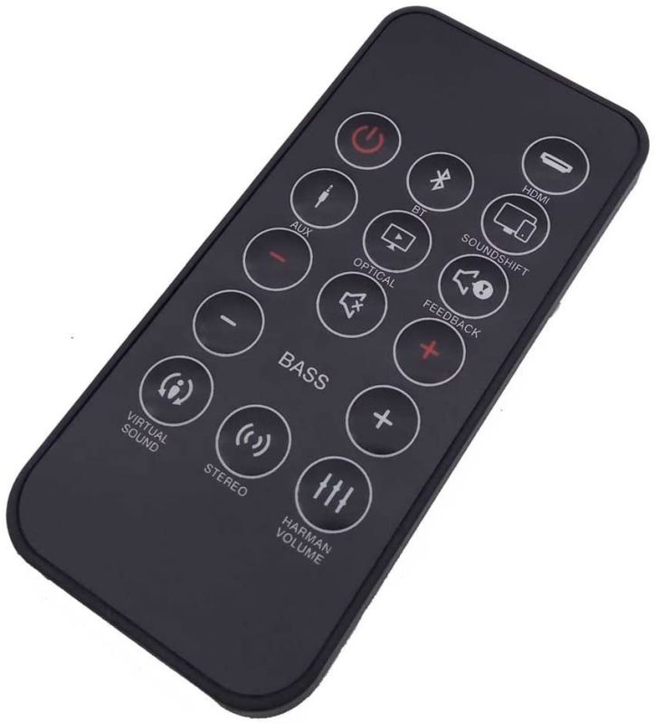 New Remote Control Replacment for JBL Home Cinema Soundbar SB350 SB 350 JBL SB250 SB 250 Cinemate Base Soundbase 2.2 Sound Bar with CR2025 Battery