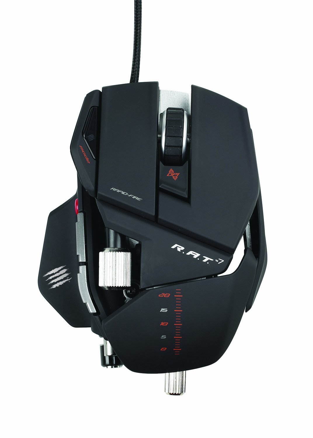 Mad Catz R.A.T.7 Gaming Mouse for PC and Mac - Black