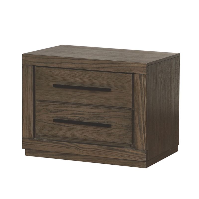 Konnor 2 Drawer Nightstand Warm Gray - HOMES: Inside + Out