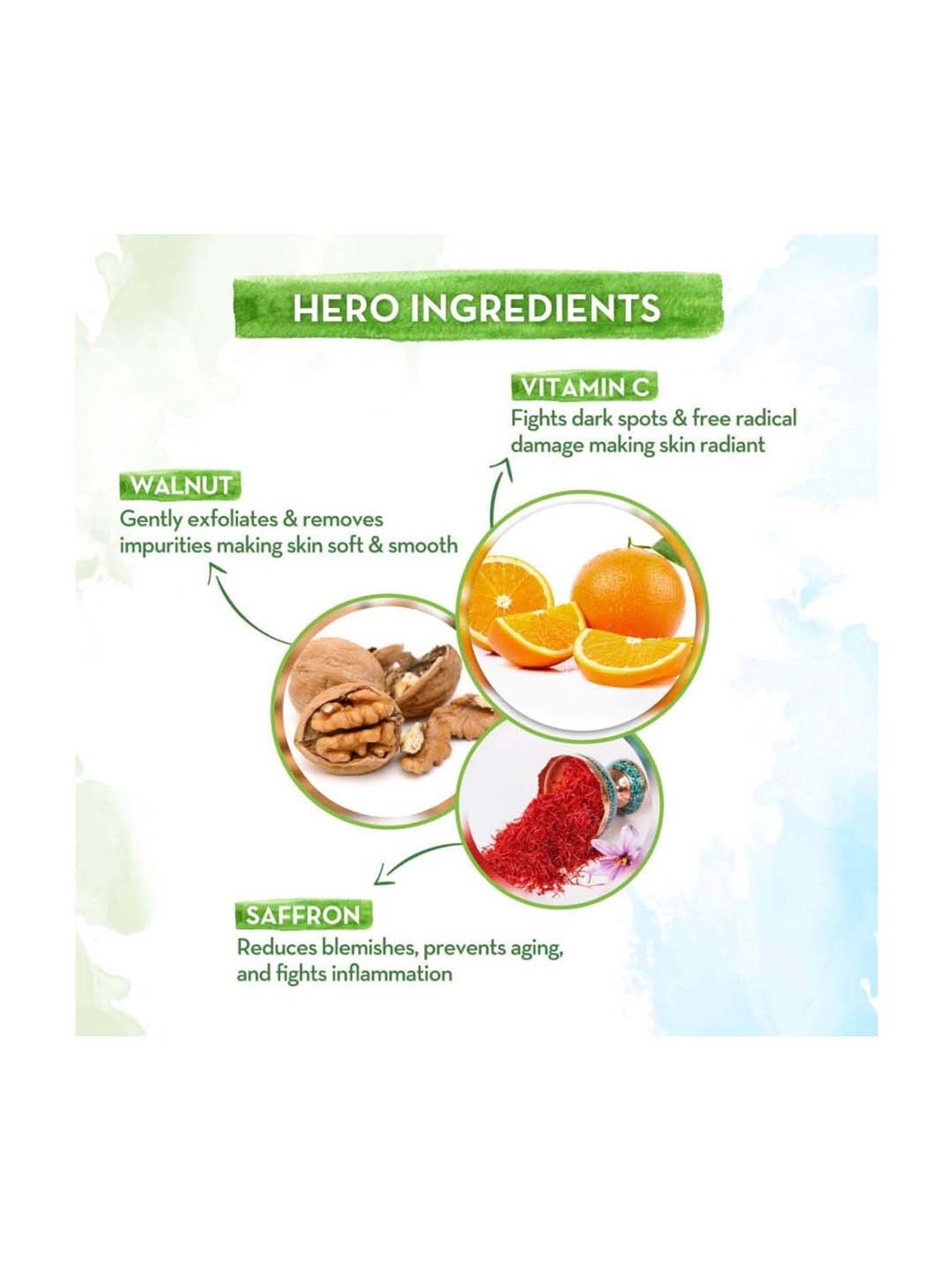 Mamaearth Vitamin C and Walnut Face Scrub - 100 gm