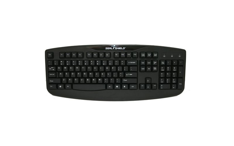 Seal Shield STK503 Keyboard - Cable Connectivity - USB Interface - English, French - Membrane Keyswitch