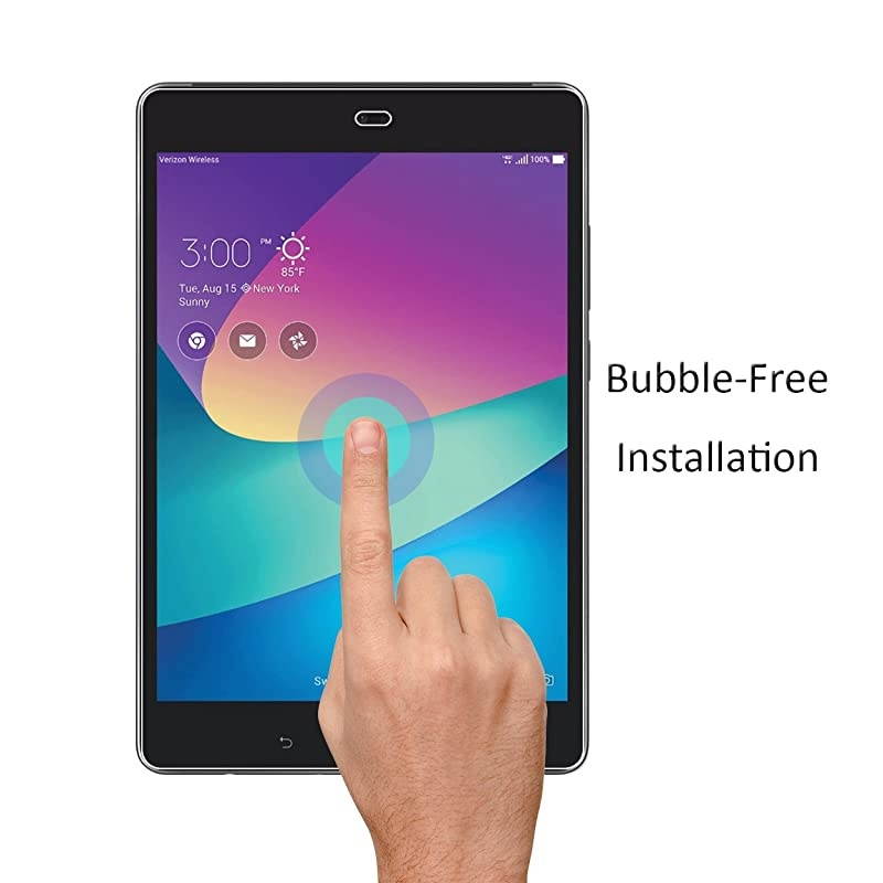 2 Pack)  for Asus Zenpad Z8s, ZT582KL Tempered Glass Screen Protector, 9 Hardness HD Anti-Scratch Bubble-Free (Lifetime Replacement)
