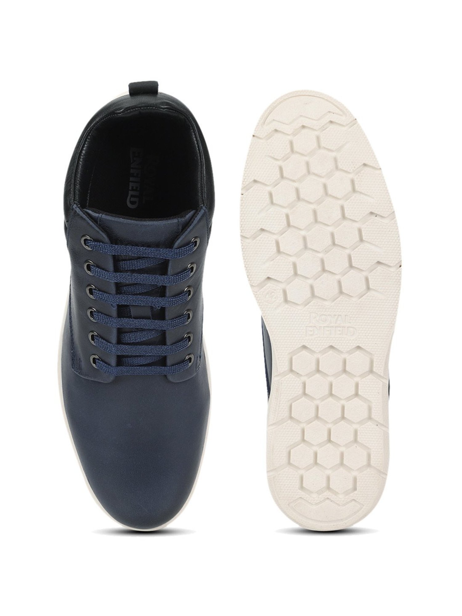 Royal Enfield Men's CLASIC Navy Casual Sneakers