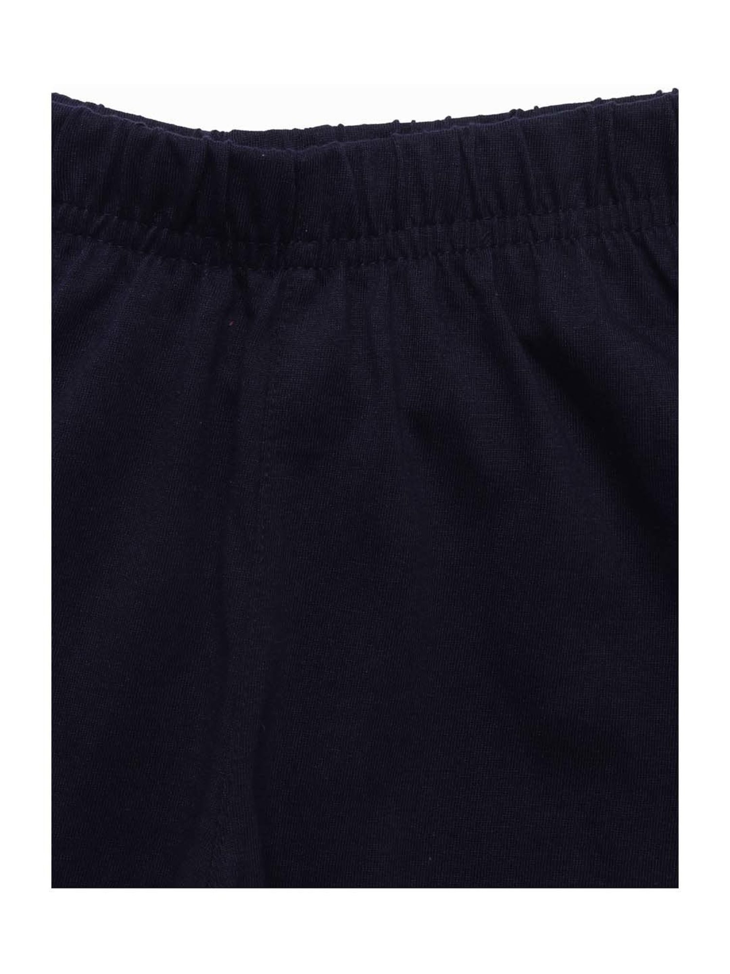 Proteens Kids Navy Cotton Printed Trackpants