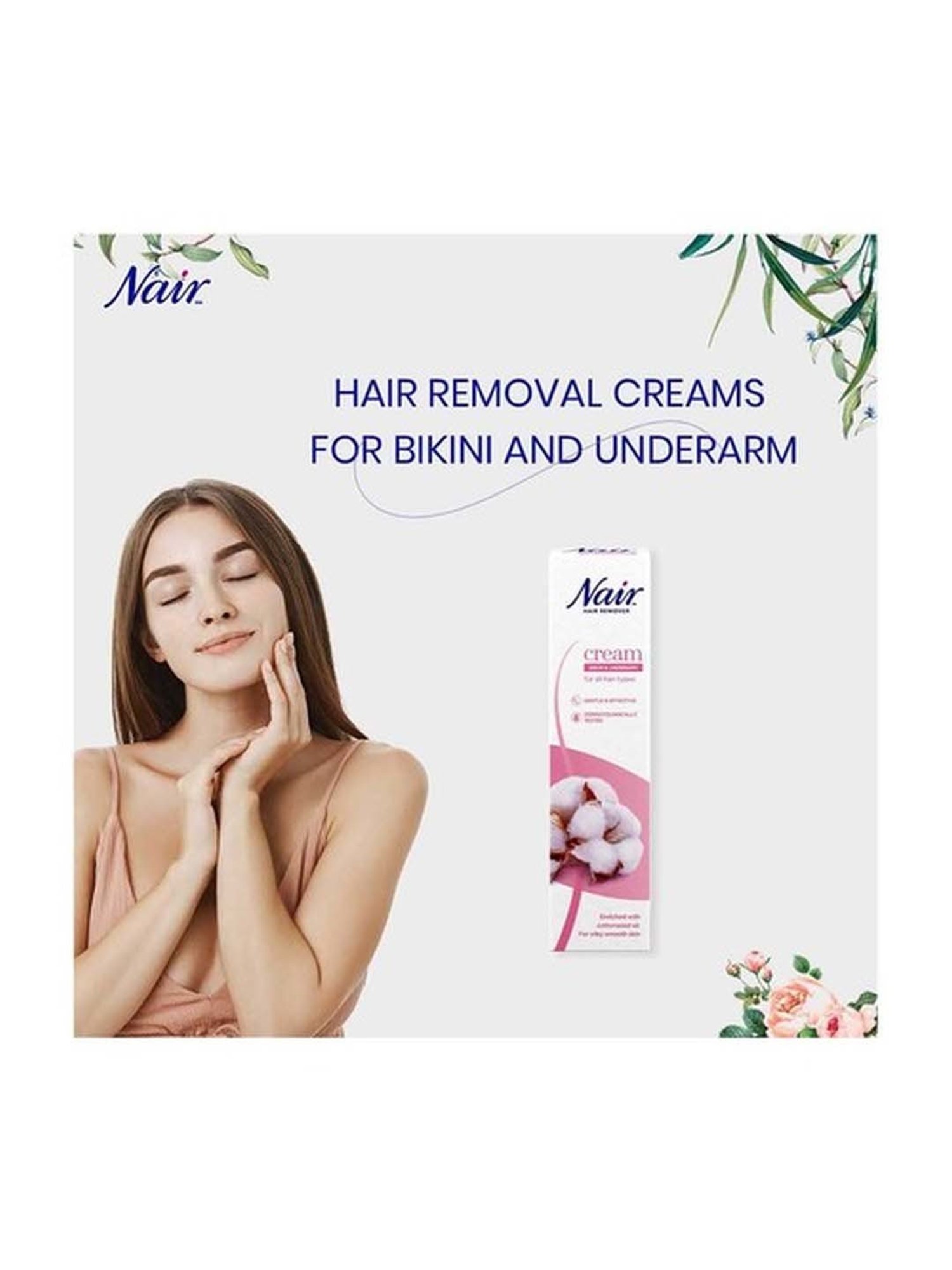 Nair Bikini and Underarms Cream - 90 ml