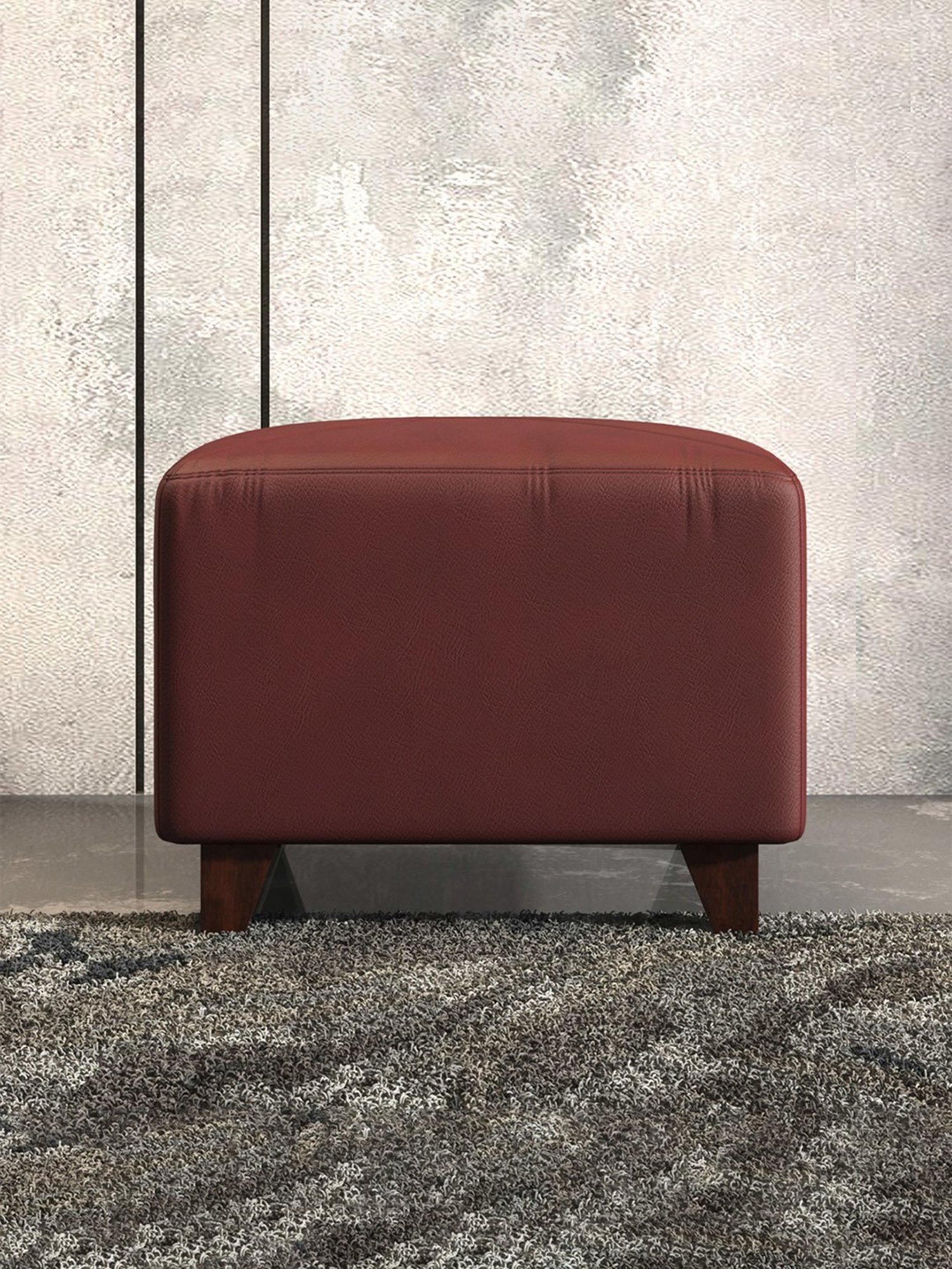 Chumbak Spring Marigold Floral Green Mango Wood Modern Trunk Storage Ottoman