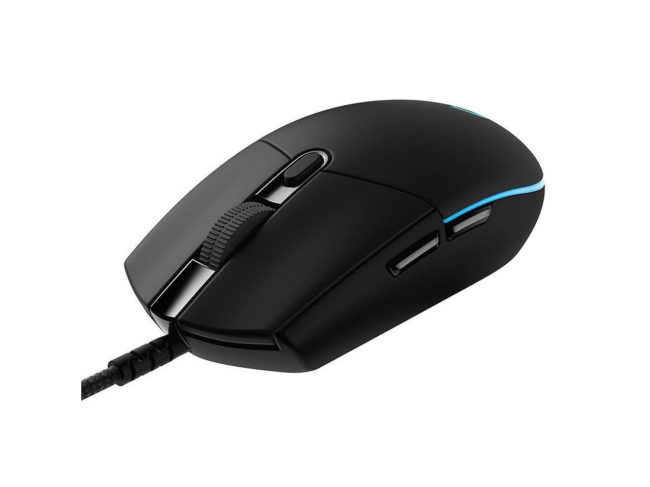 New :Logitech G Pro Gaming FPS Mouse with Advanced gaming sensor for Competitive Play, Best Gaming Mouse 200 to 12,000 DPI range,16.8 million RGB lighting colors,Six programmable buttons