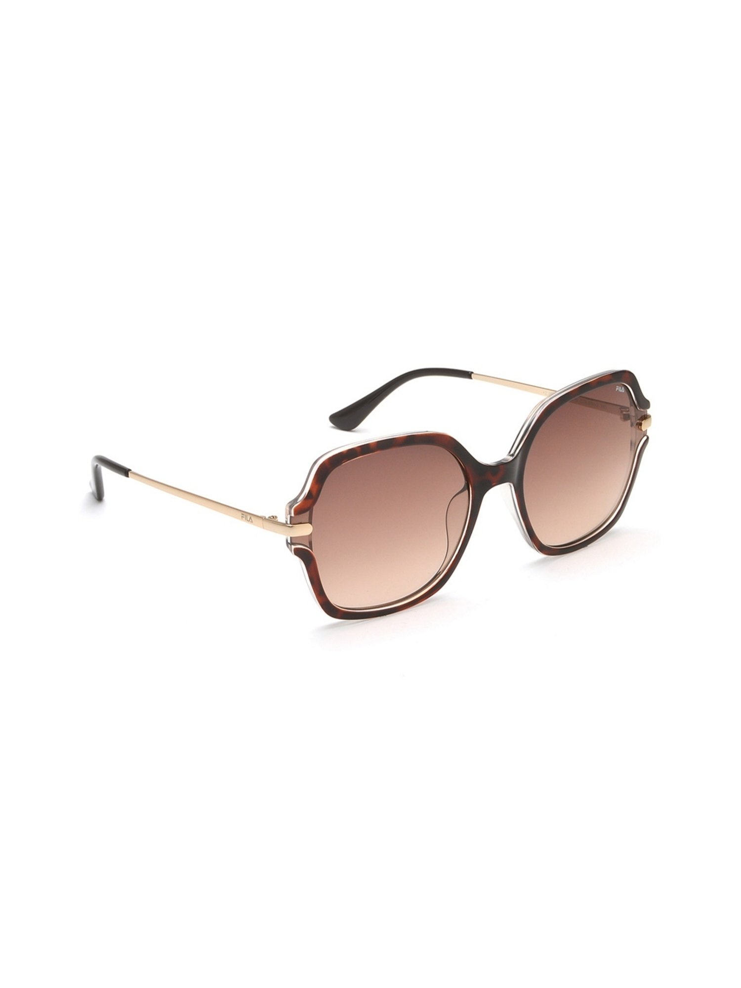 Fila Brown Square Sunglasses for Women