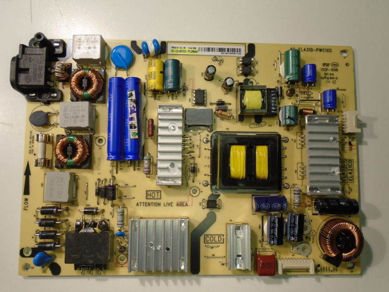 TCL 48FS4610 / 48FS4610MCAA Power Supply (40-EL4310-PWC1XG) 81-EL431C0-PL290AA -