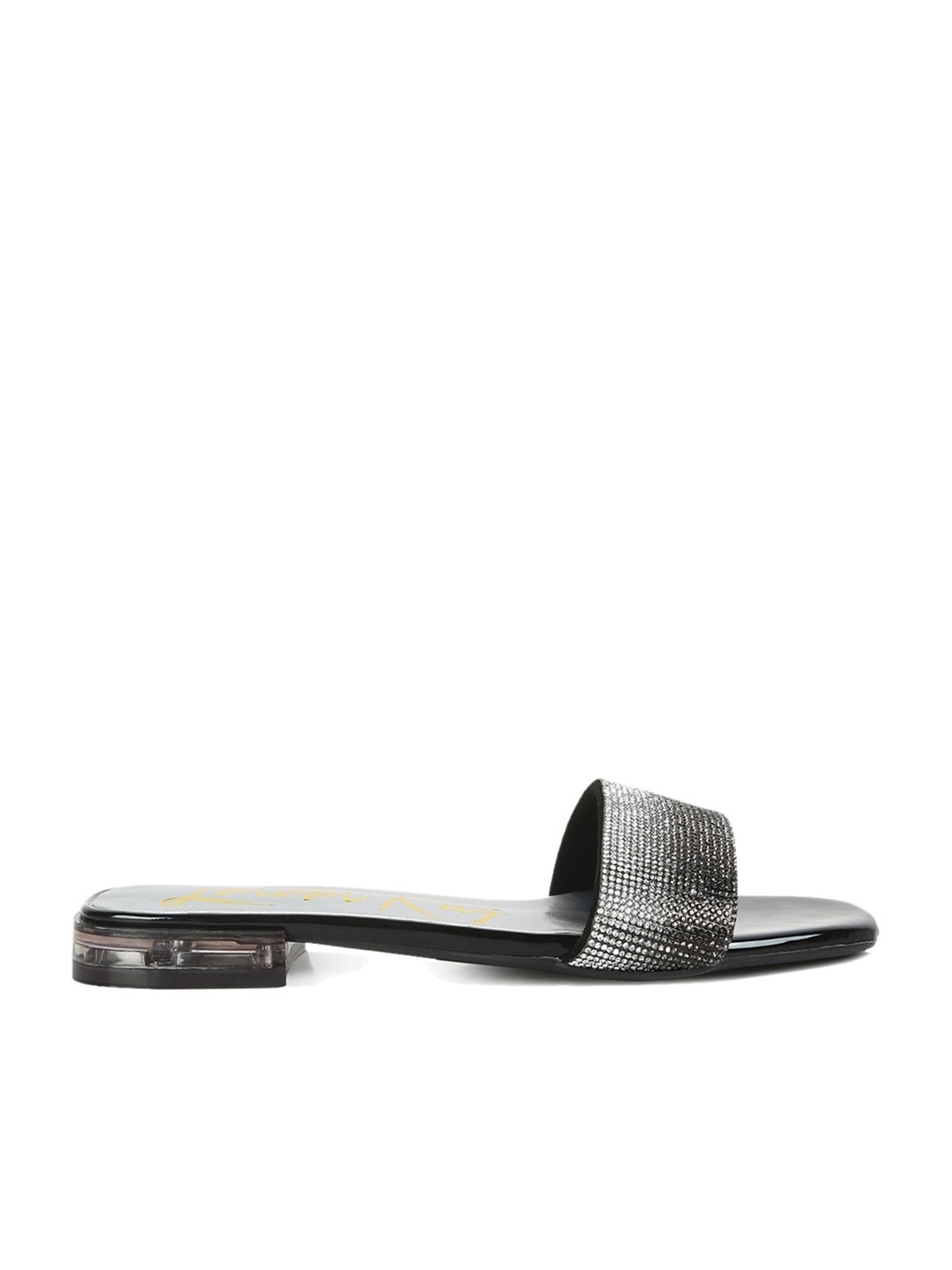 London Rag Women's Black Casual Sandals