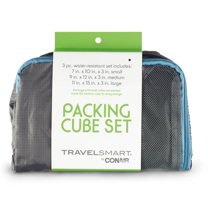 Travel Smart by Conair Packing Cubes Set - 3pc