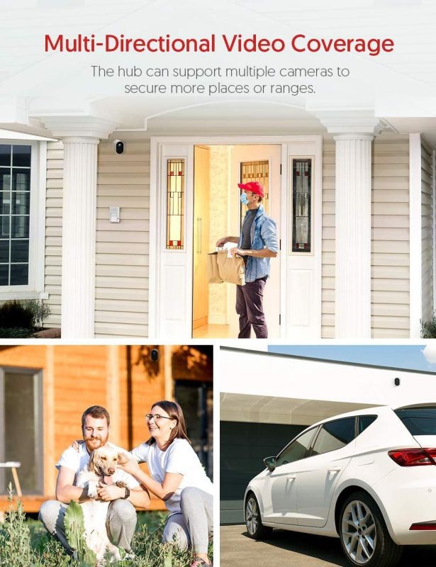 1080p ProHD 8 Channel DVR Security Camera System Recorder 2MP Security DVR for Analog Security Cameras amp  IP Cameras Remote Smartphone Access HDD amp Cameras NOT Included AMDV10818H5