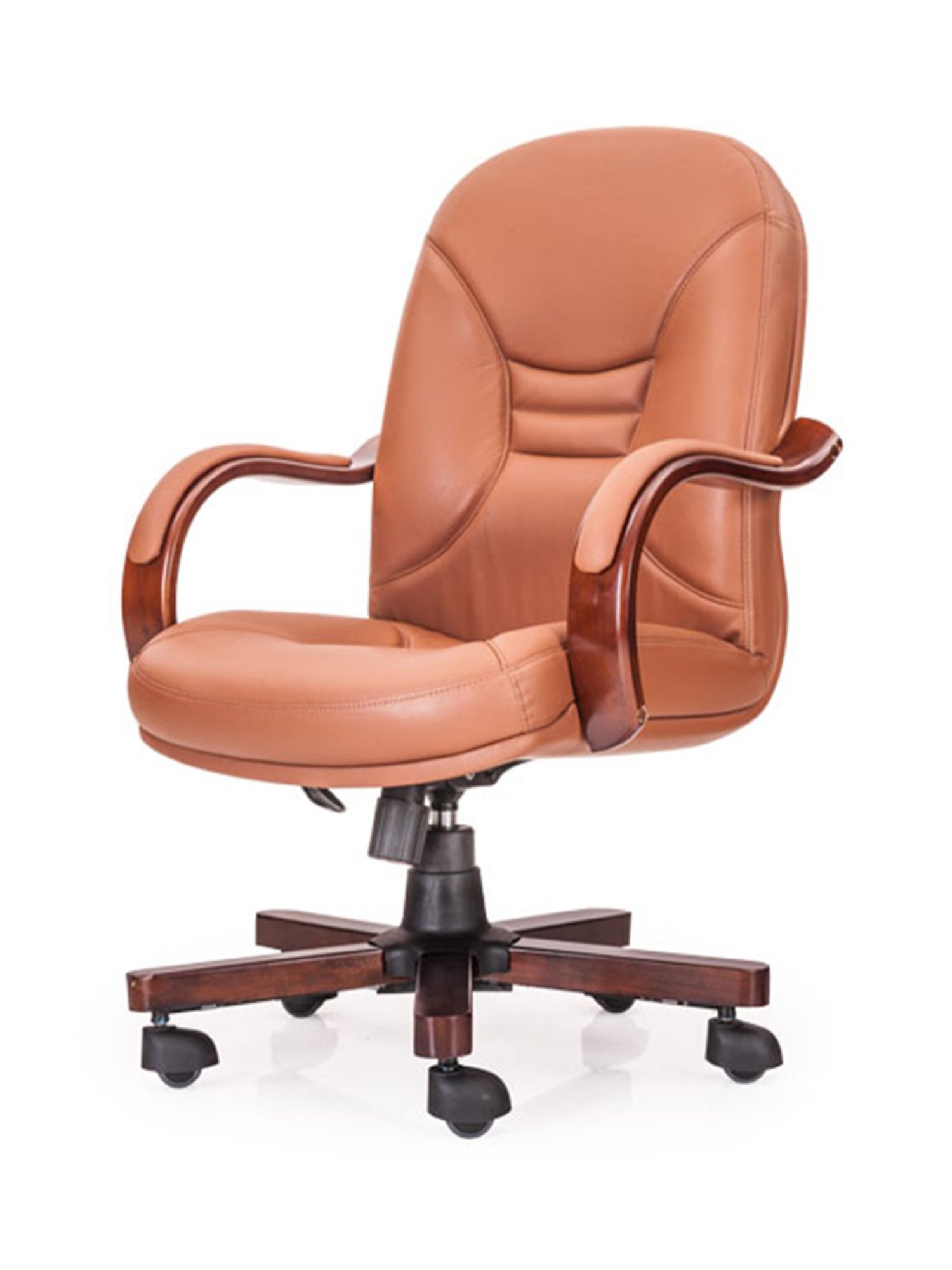 Durian Ultra Brown Leather Executive Chair