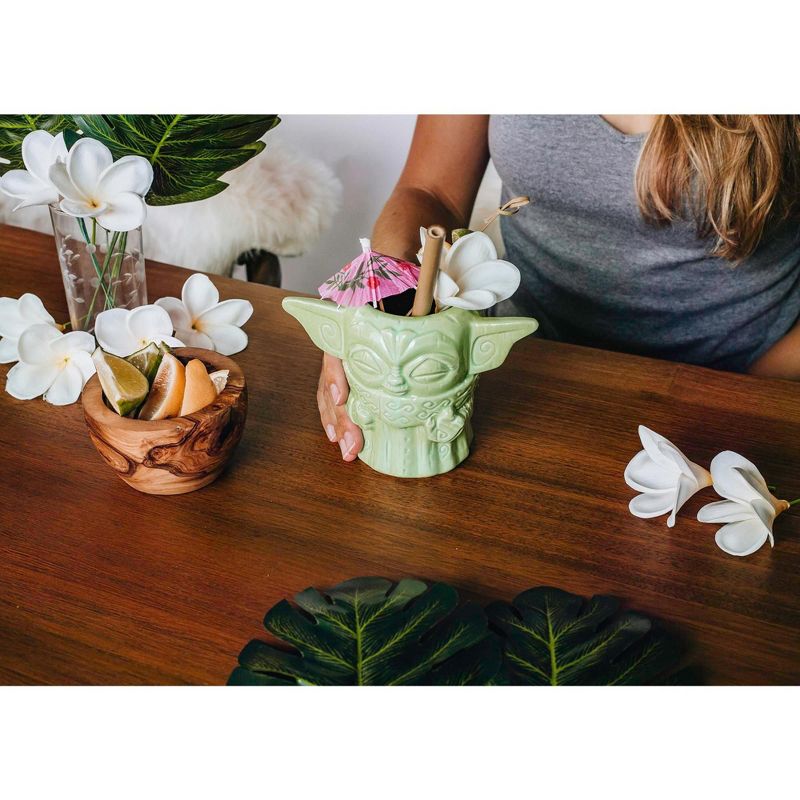 Beeline Creative Geeki Tikis The Child "Baby Yoda" Force Pose Mug | Star Wars: The Mandalorian | 16 Ounces